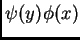 $ \psi(y)\phi(x)$